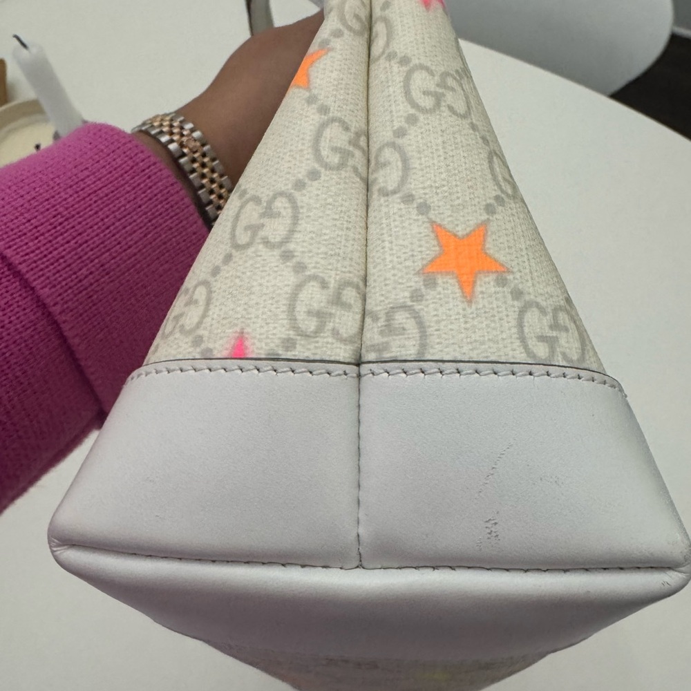 Gucci Star Pattern Tote Bag with pouch - Picture 9 of 12